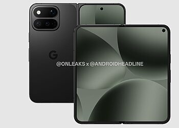 Leaked CAD render of the Pixel 11 Pro Fold (Source: 9to5Google / OnLeaks)