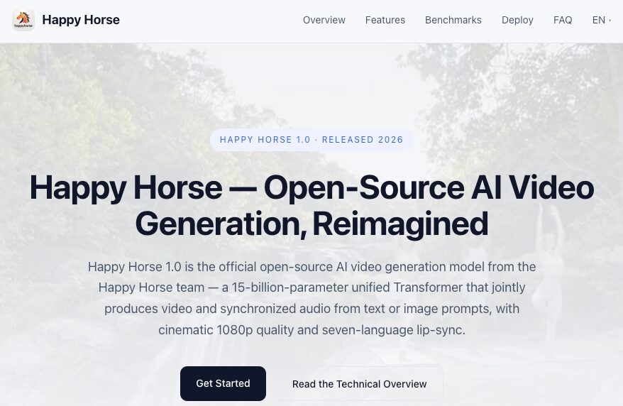 Alibaba HappyHorse 1.0 AI Video