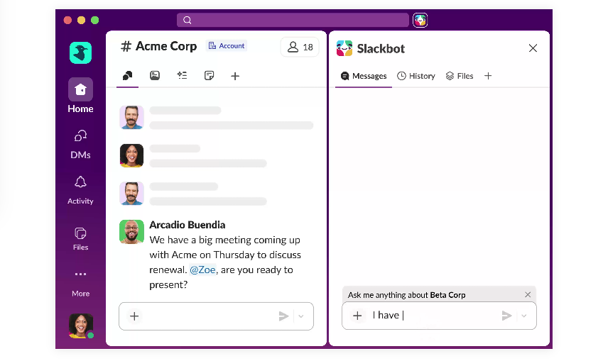 Salesforce Slack AI Features
