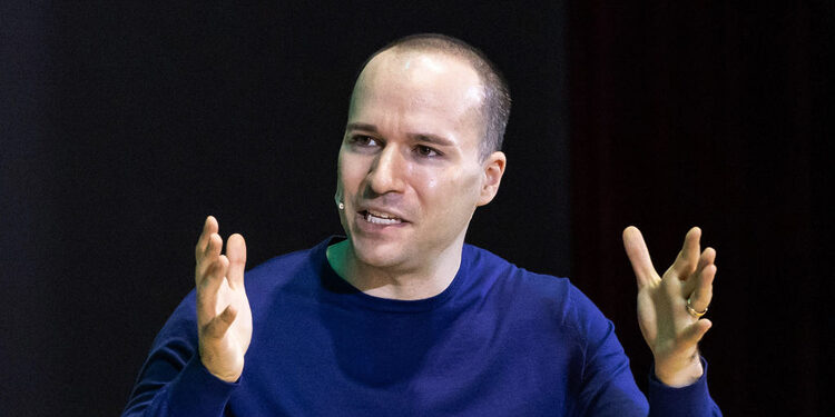 Greg Brockman, president and co-founder of OpenAI Inc., during the SK AI Summit in Seoul, South Korea, on Monday, Nov. 4, 2024. The summit runs through Nov. 5. Photographer: Jean Chung/Bloomberg via Getty Images