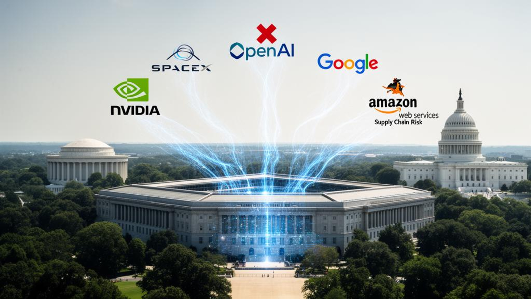 Big Tech Companies in Pentagon AI Deals