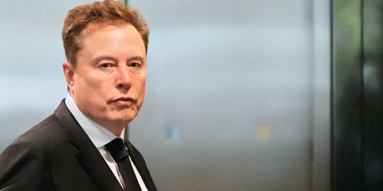 Elon Musk arrives at the U.S. District Court in Oakland, Calif., Tuesday, April 28, 2026. (AP Photo/Godofredo A. Vásquez)