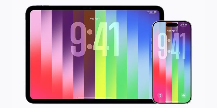 iOS 26.5 Pride wallpaper and Apple Watch face