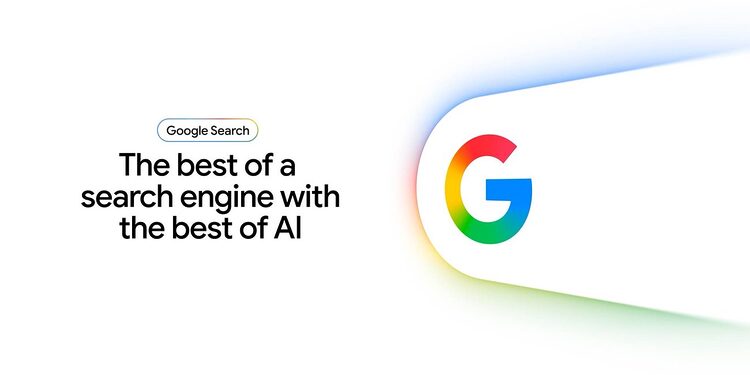 Google AI Search illustration showing search engine and AI integration