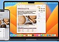Apple Universal Clipboard concept for iPhone and Windows copy and paste