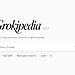 Grokipedia redesigned homepage and live edits experience
